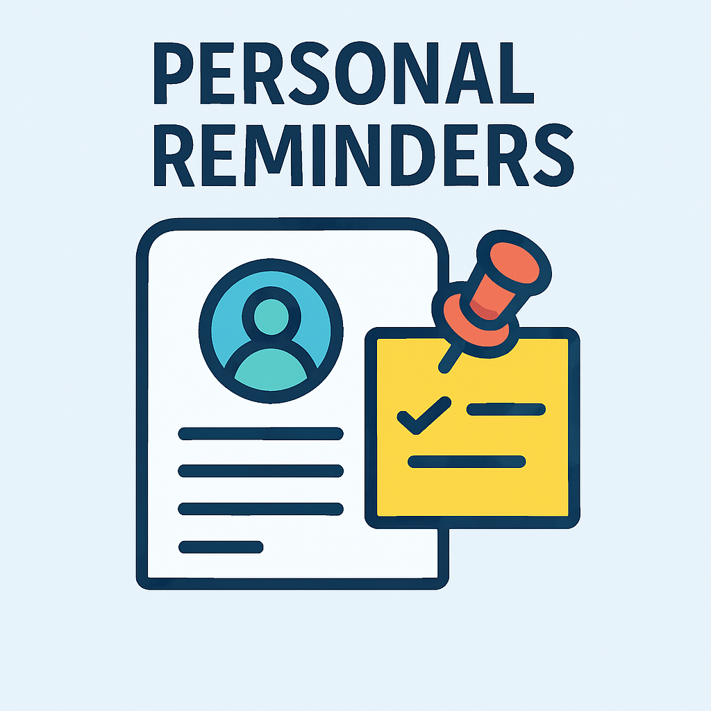 Personal Notes